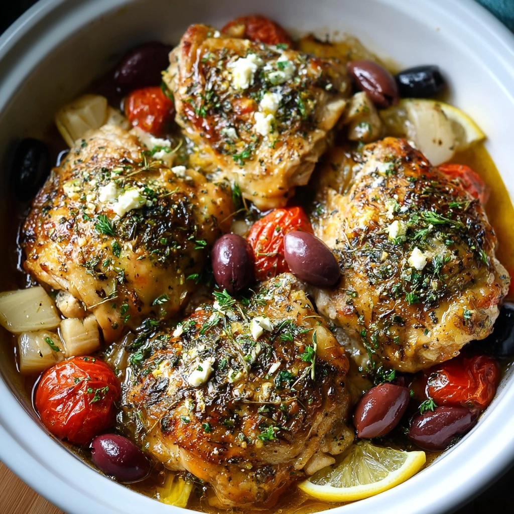 Best Crockpot Greek Chicken