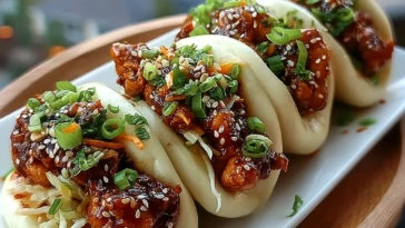 Korean Chicken Bao Buns