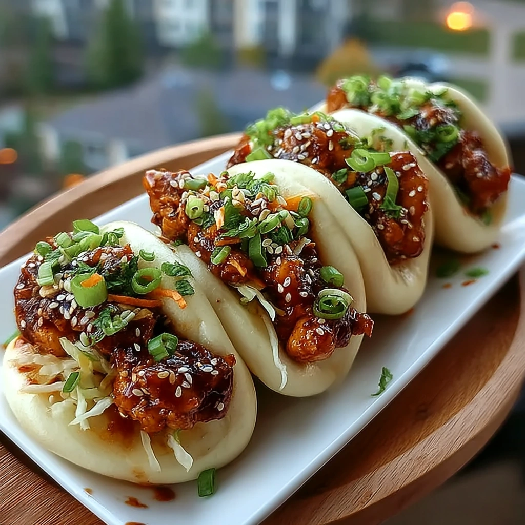 Korean Chicken Bao Buns