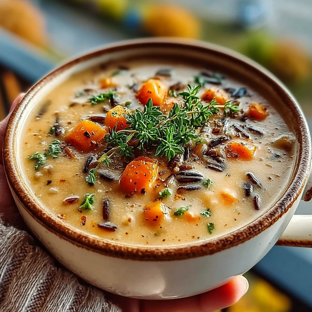 Cozy Autumn Wild Rice Soup