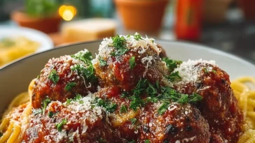 Homemade Classic Spaghetti and Meatballs