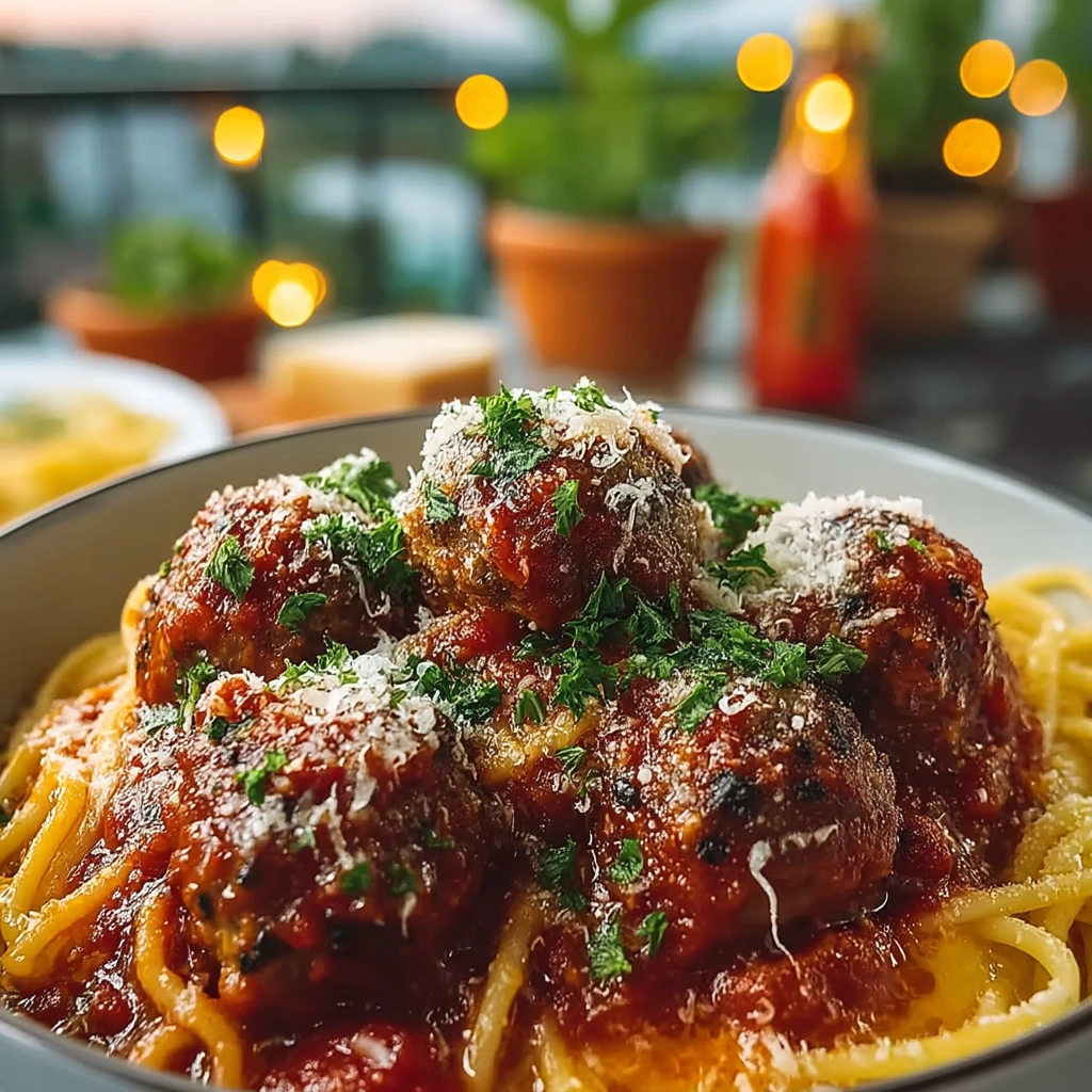 Homemade Classic Spaghetti and Meatballs