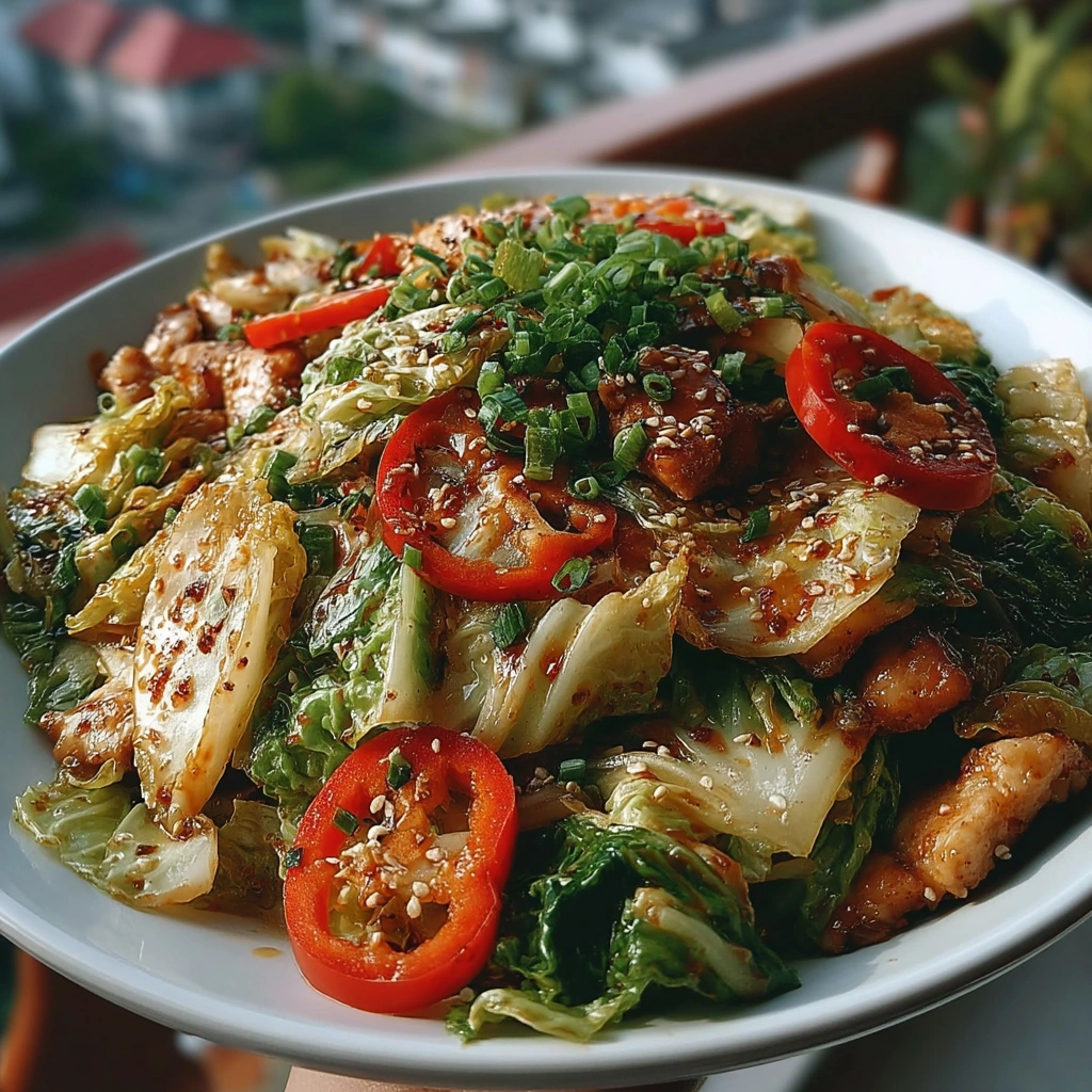 Easy Chinese Chicken Cabbage Stir Fry