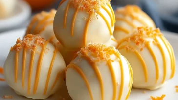 Orange Creamsicle Truffles