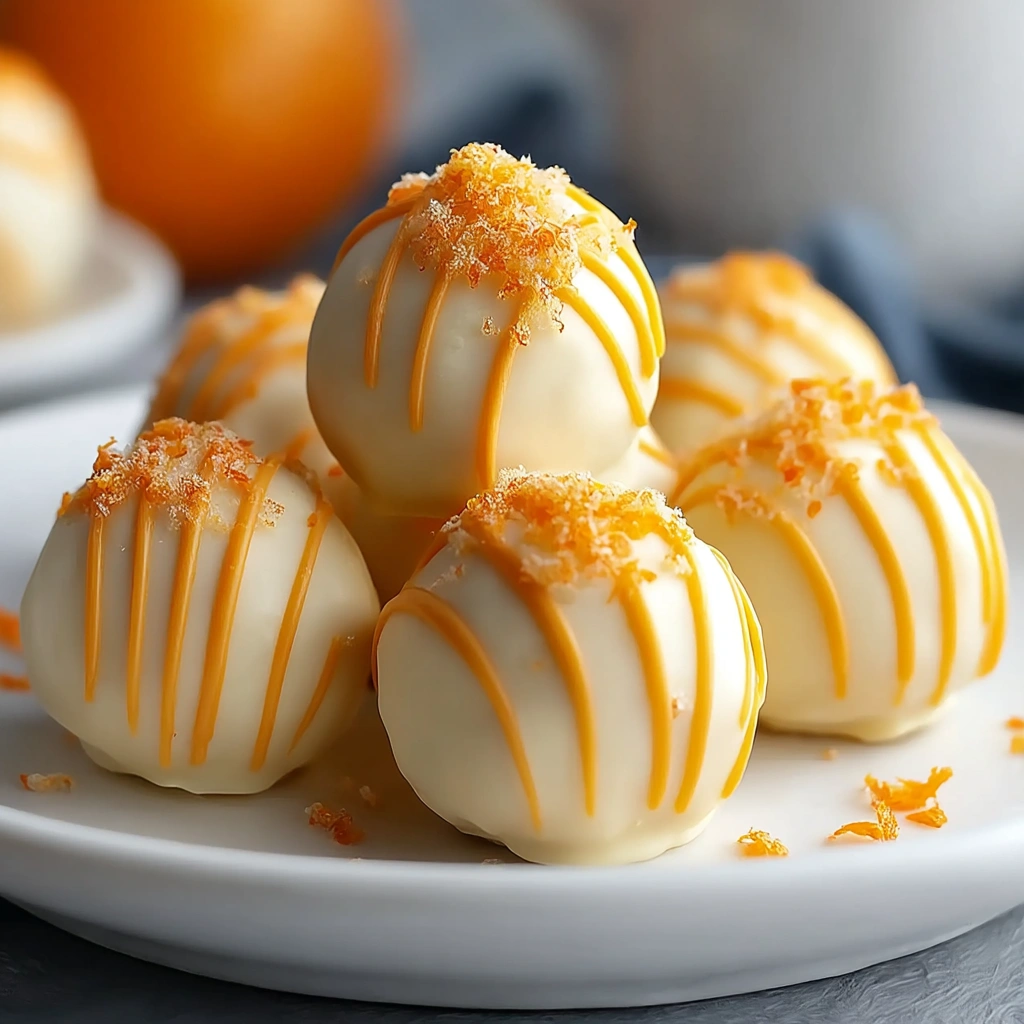 Orange Creamsicle Truffles