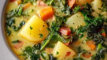 Chunky Potato Kale Soup