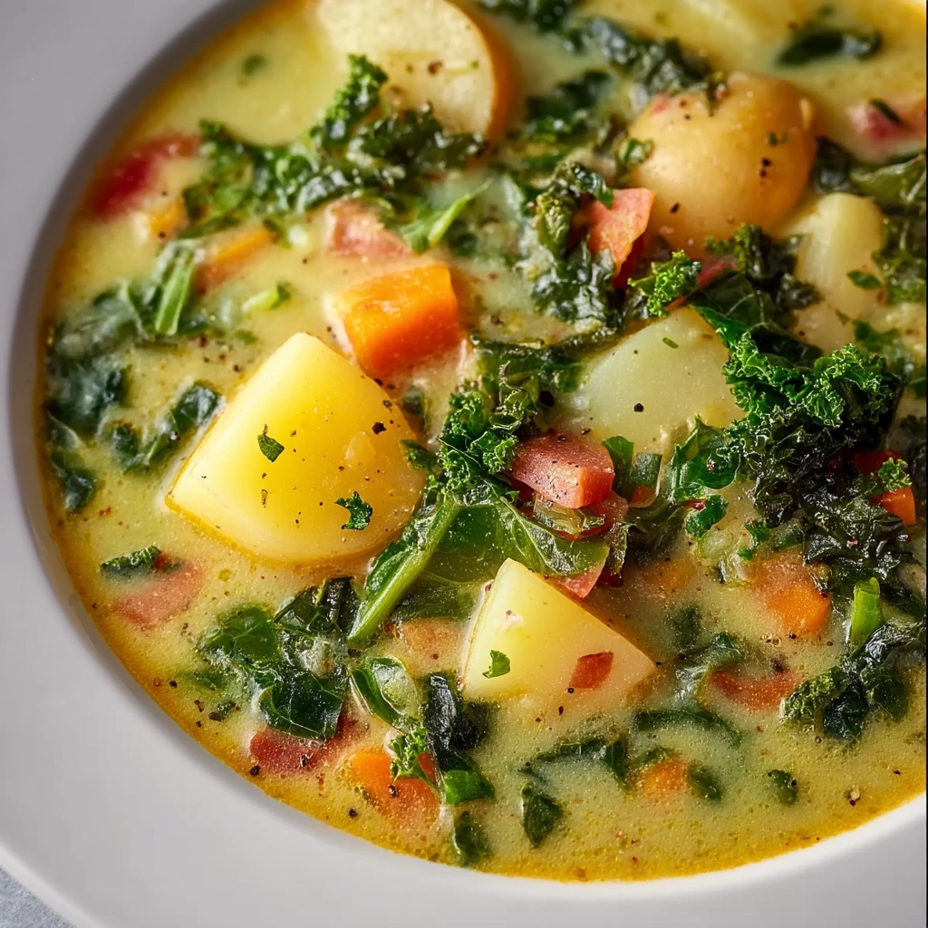 Chunky Potato Kale Soup