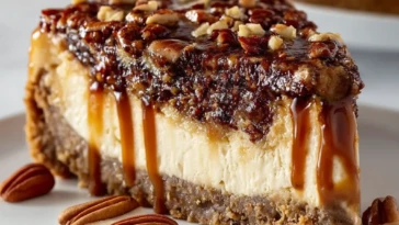 Rich Pecan Pie Cheesecake