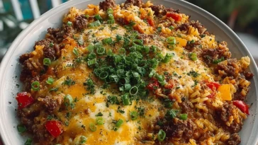 Perfect Ground Beef And Rice Skillet