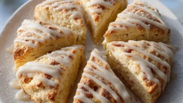 Fluffy Eggnog Scones