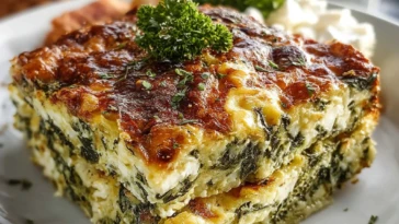 Easy Feta and Spinach Casserole
