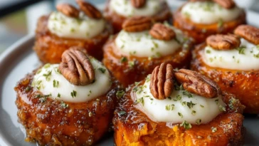Maple Roasted Sweet Potato Bites
