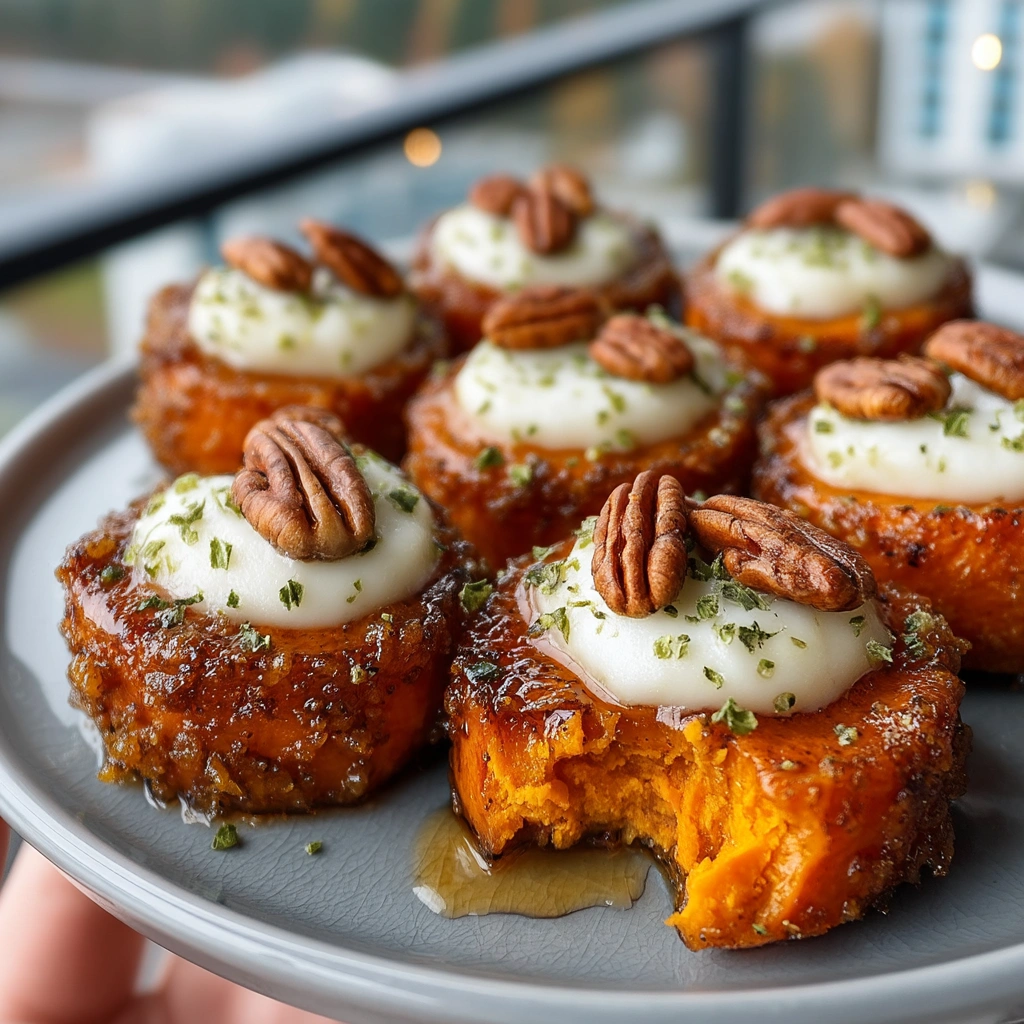 Maple Roasted Sweet Potato Bites